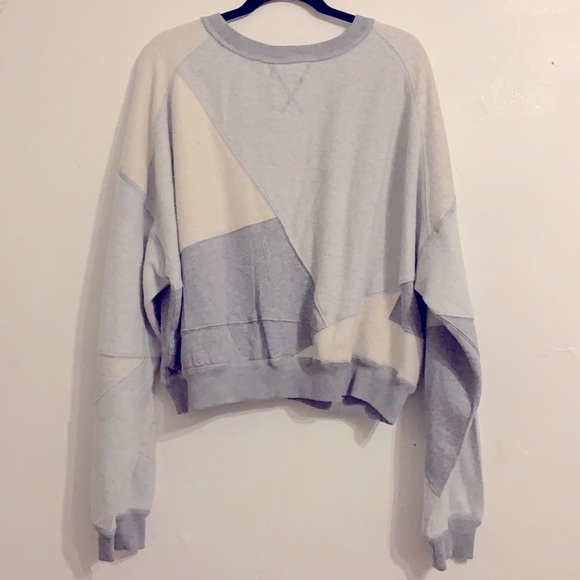 Free People colorblock patchwork sweater - Picture 3 of 3
